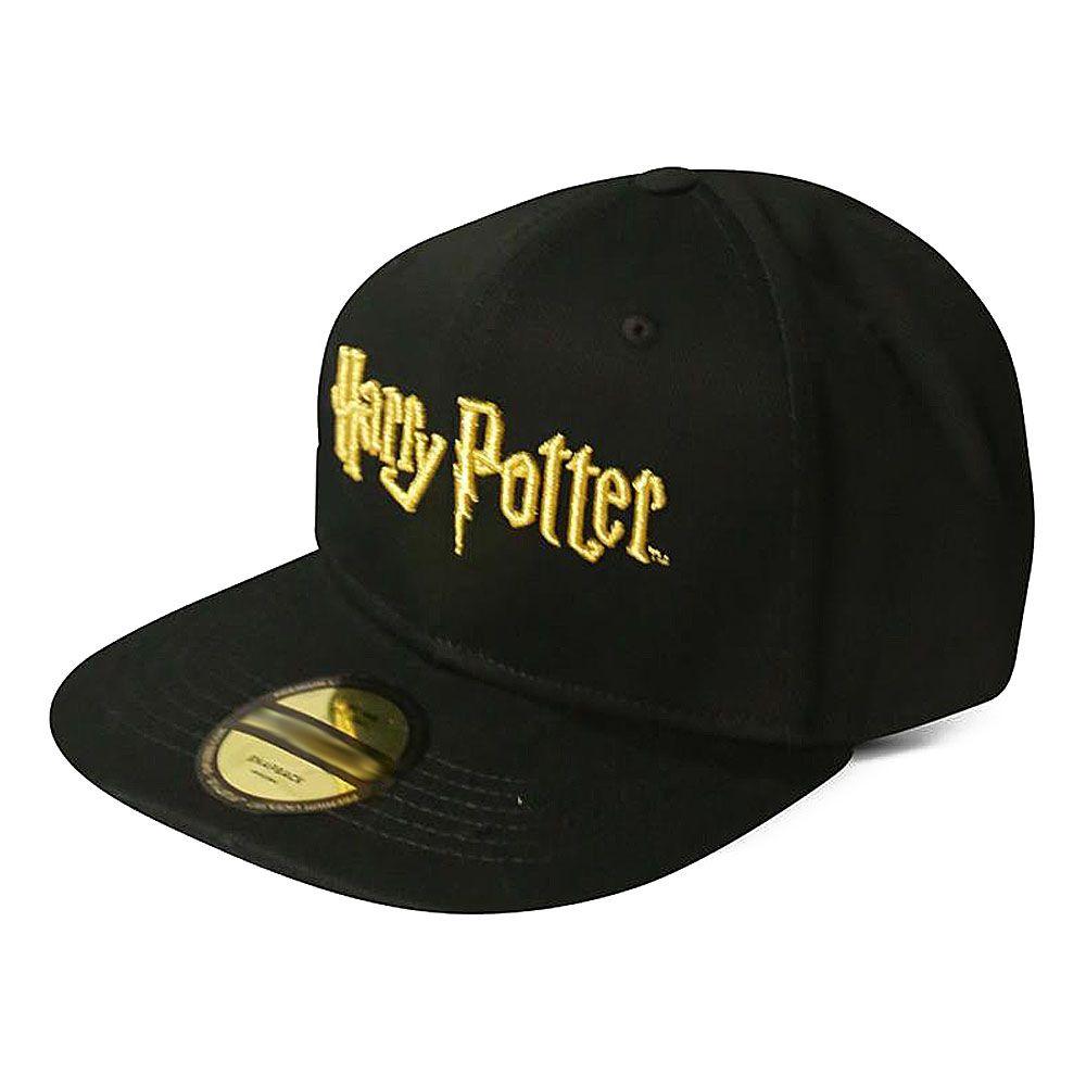 HARRY POTTER Wizards Unite Logo Snapback Baseball Cap Black