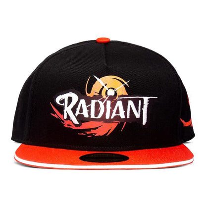 RADIANT Logo Snapback Baseball Cap Black/Red