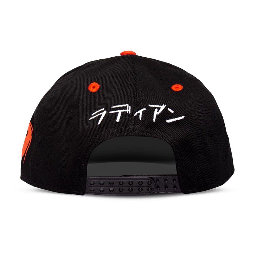 RADIANT Logo Snapback Baseball Cap Black/Red