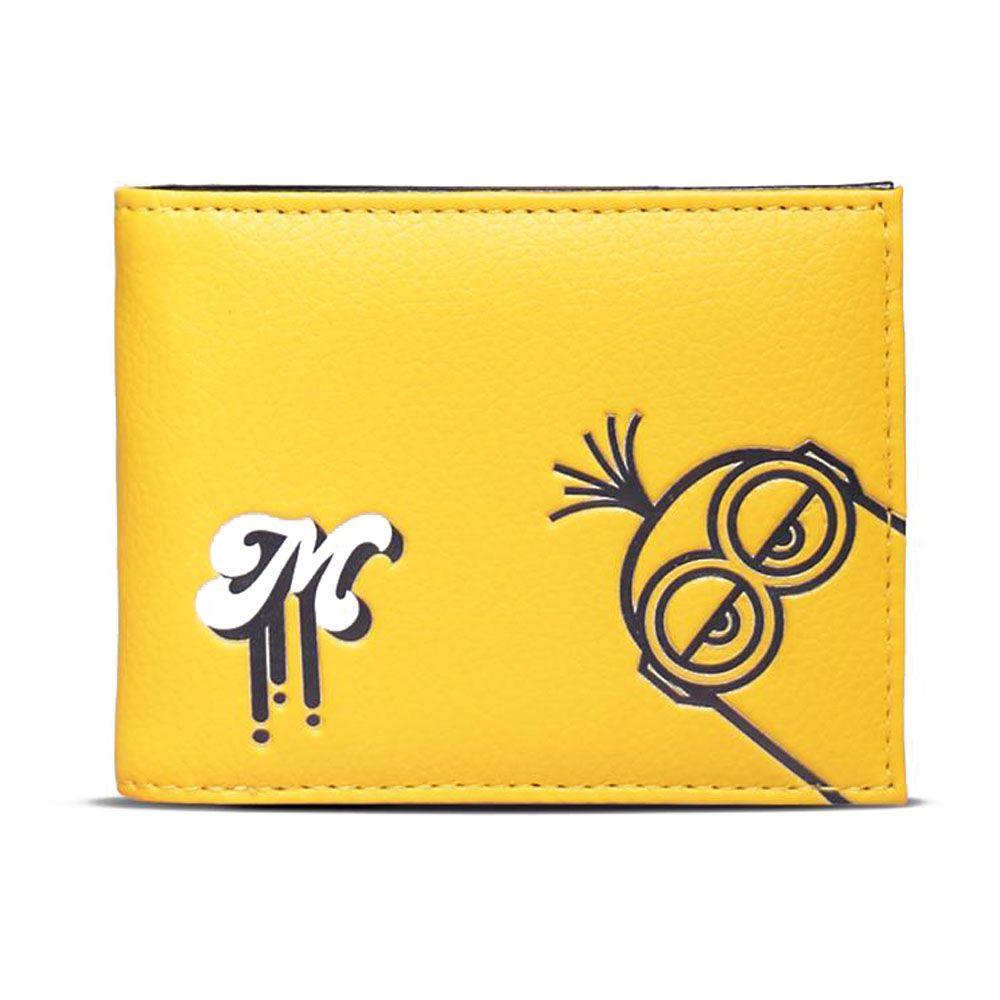 MINIONS Logo & Symbols Bi-Fold Wallet Male Yellow/Black