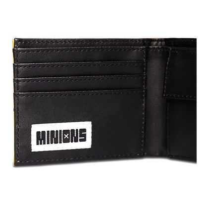 MINIONS Logo & Symbols Bi-Fold Wallet Male Yellow/Black