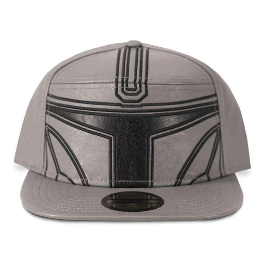 STAR WARS The Mandalorian Bounty Hunter Helmet Novelty Cap Grey/Black