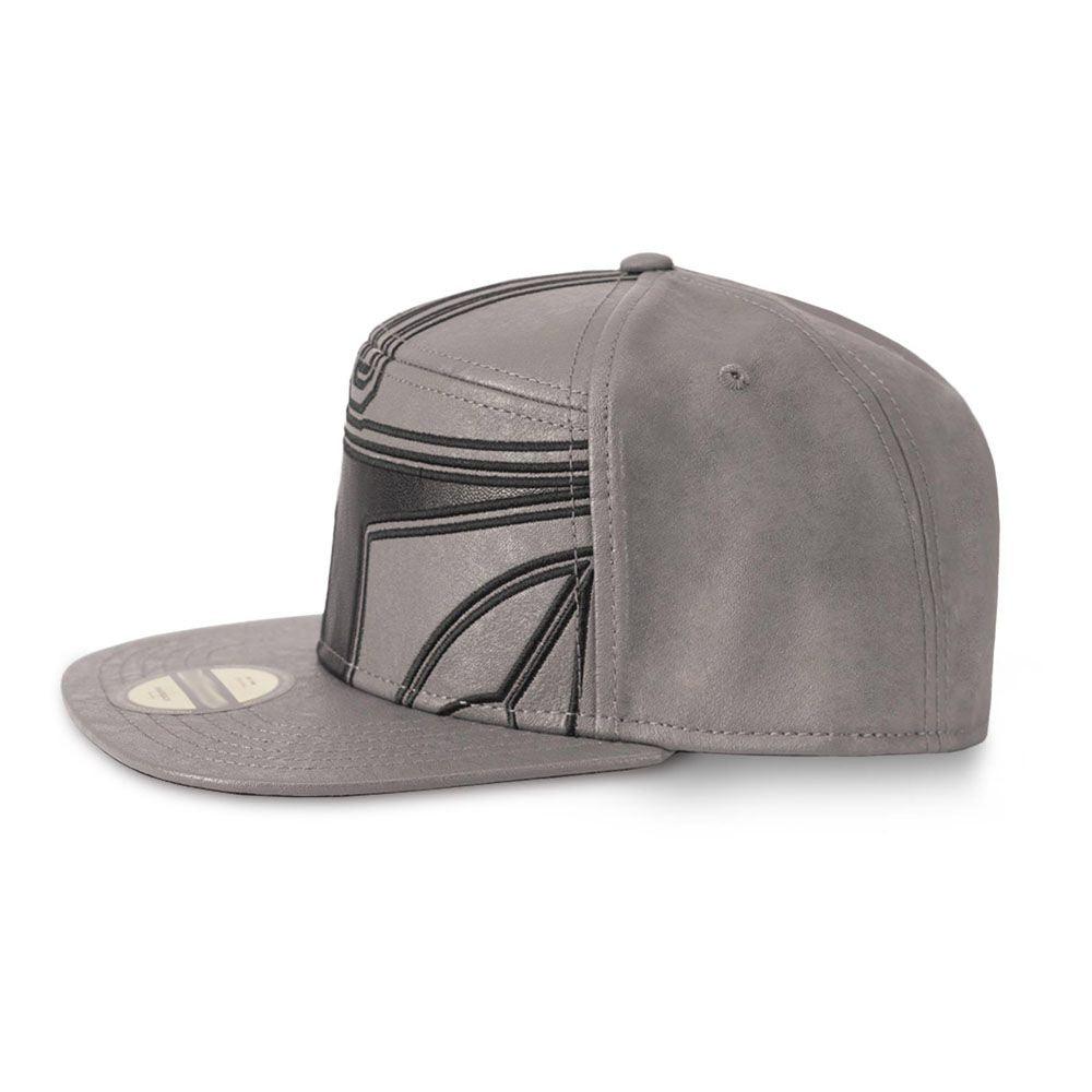 STAR WARS The Mandalorian Bounty Hunter Helmet Novelty Cap Grey/Black