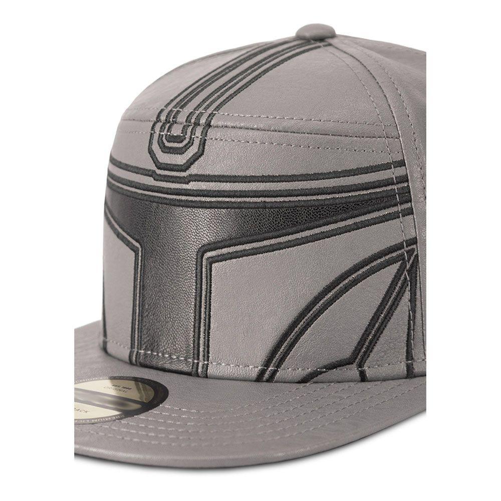 STAR WARS The Mandalorian Bounty Hunter Helmet Novelty Cap Grey/Black