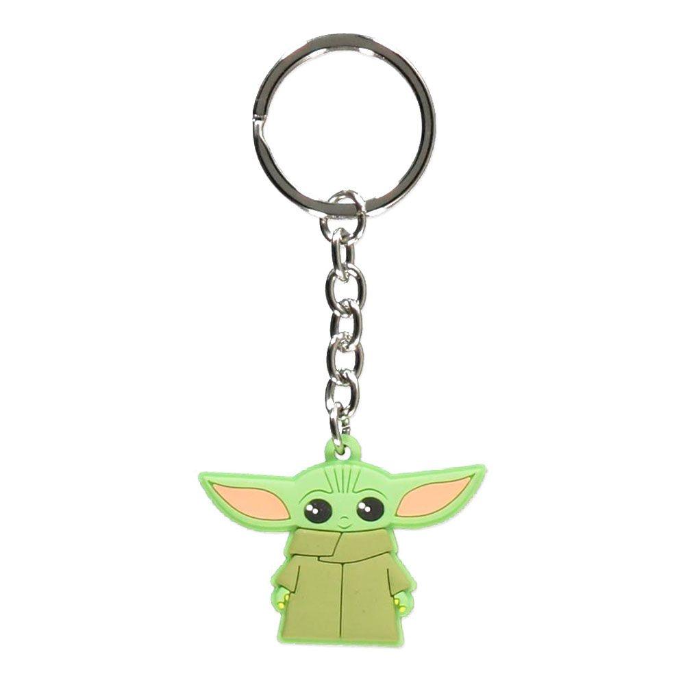 STAR WARS The Mandalorian Grogu The Child Rubber Keychain Green