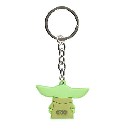 STAR WARS The Mandalorian Grogu The Child Rubber Keychain Green