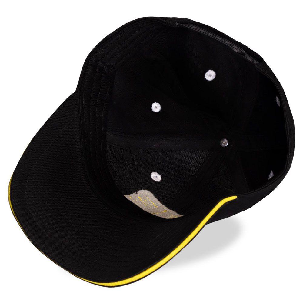 POKEMON Pikachu Woven Patch Adjustable Cap Black/Yellow