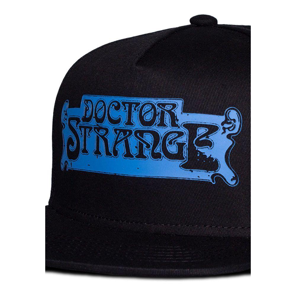 MARVEL COMICS Doctor Strange in the Multiverse of Madness Logo Snapback Baseball Cap Black