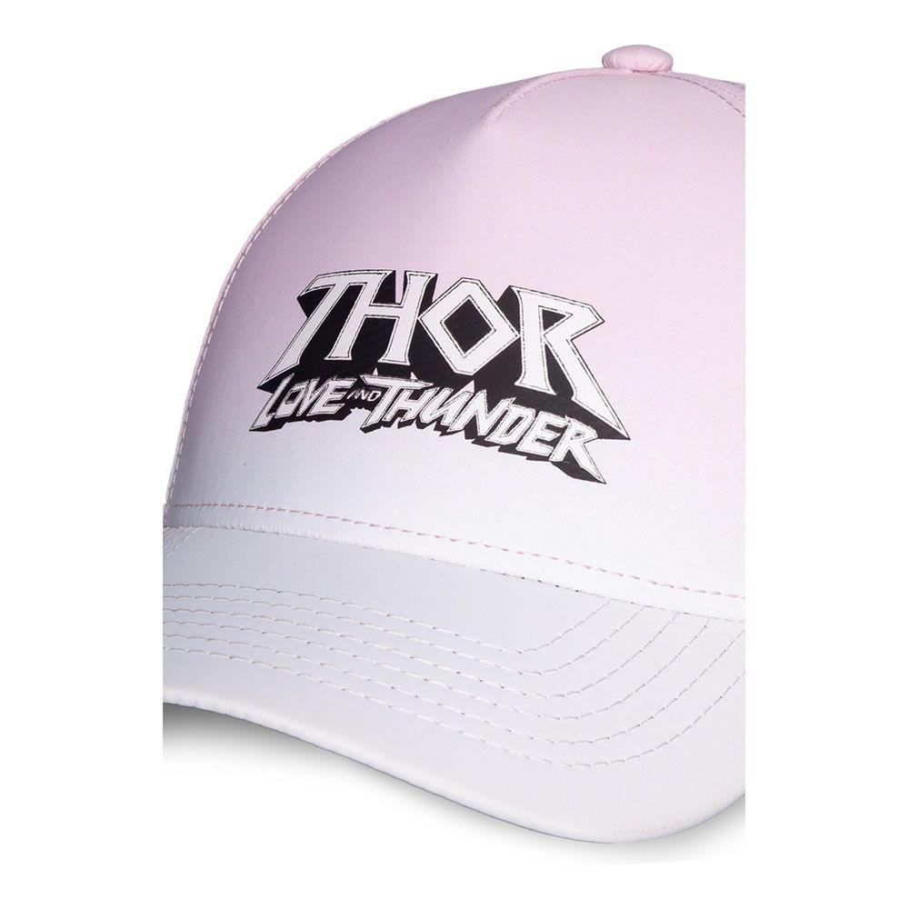 MARVEL COMICS Thor: Love and Thunder Logo Adjustable Cap Pink/White