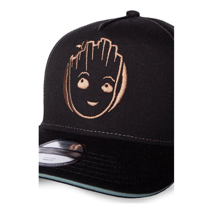 MARVEL COMICS Guardians of the Galaxy I Am Groot Adjustable Cap Black