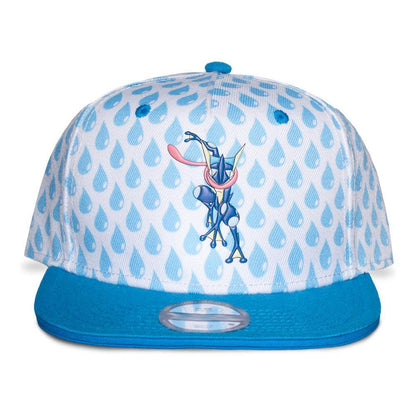 POKEMON Greninja with All-over Print Snapback Baseball Cap Blue/White