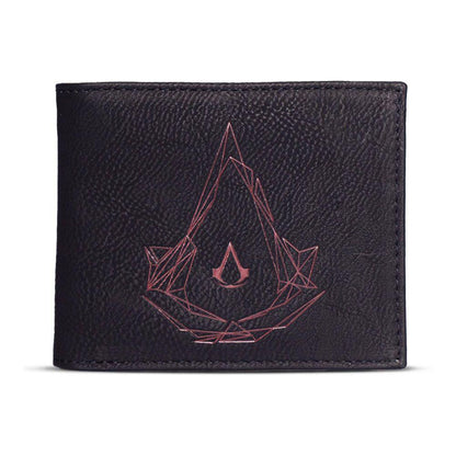 ASSASSIN’S CREED Red Crest Logo Bi-fold Wallet Male Black/Brown