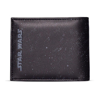 STAR WARS Darth Vadar with All-over Galaxy Print Bi-fold Wallet Male Black