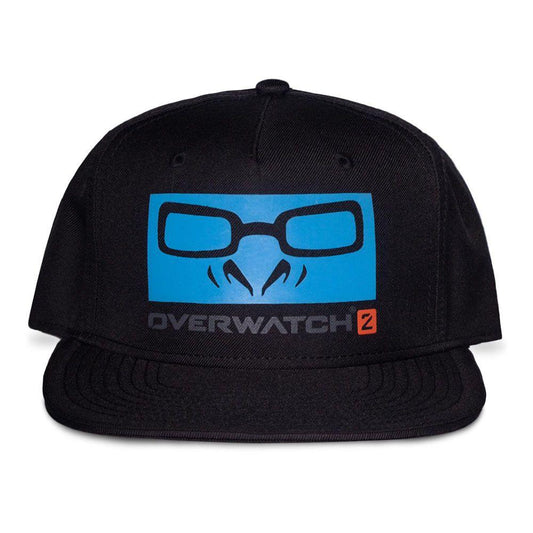 OVERWATCH 2 Winston Graphic Print & Logo Snapback Baseball Cap Black