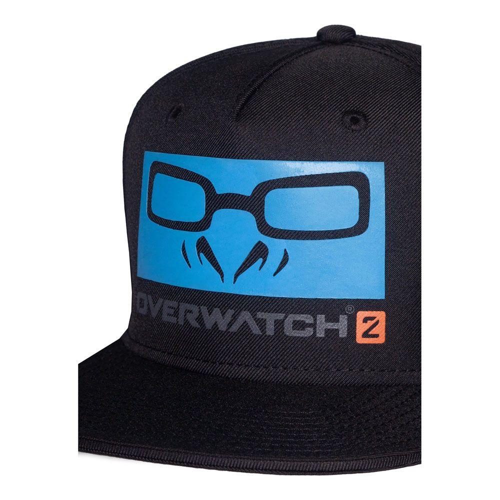 OVERWATCH 2 Winston Graphic Print & Logo Snapback Baseball Cap Black