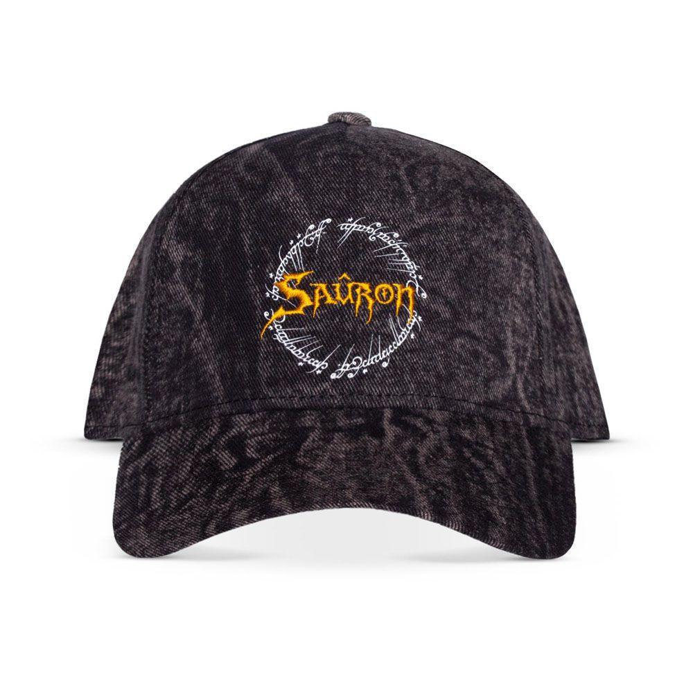 THE LORD OF THE RINGS Sauron Logo Acid Wash Adjustable Cap Black/Grey