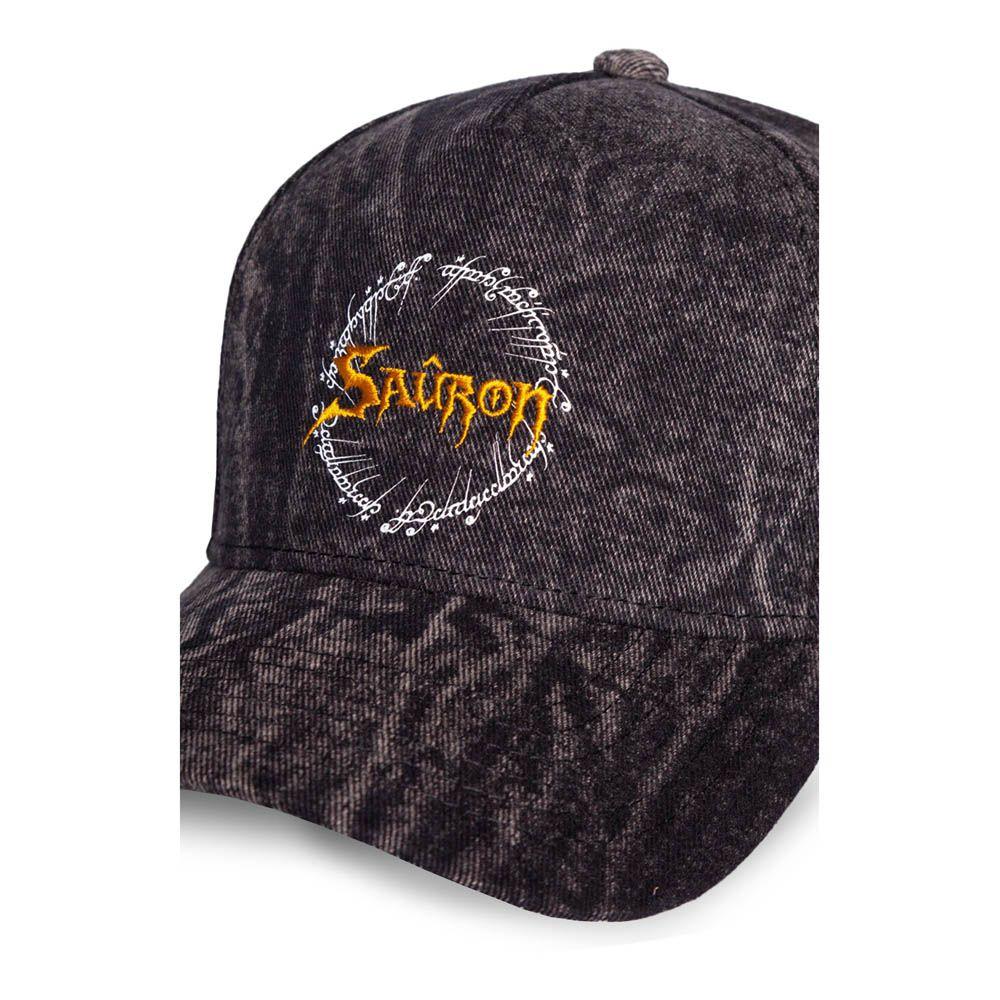 THE LORD OF THE RINGS Sauron Logo Acid Wash Adjustable Cap Black/Grey