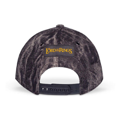 THE LORD OF THE RINGS Sauron Logo Acid Wash Adjustable Cap Black/Grey