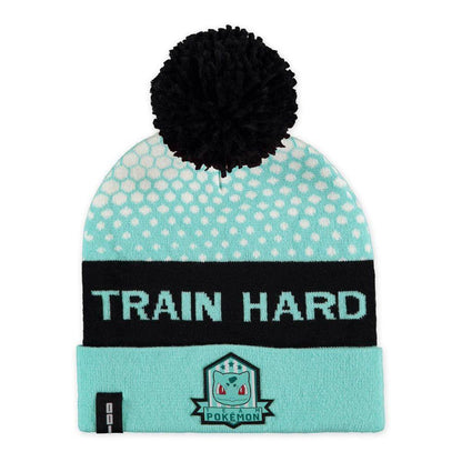 POKEMON Bulbasaur Train Hard Beanie & Knitted Gloves Giftset Turquoise/Black