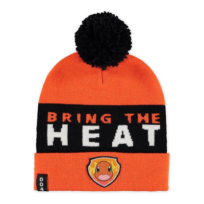 POKEMON Charizard Bring the Heat Beanie & Knitted Gloves Giftset Orange/Black