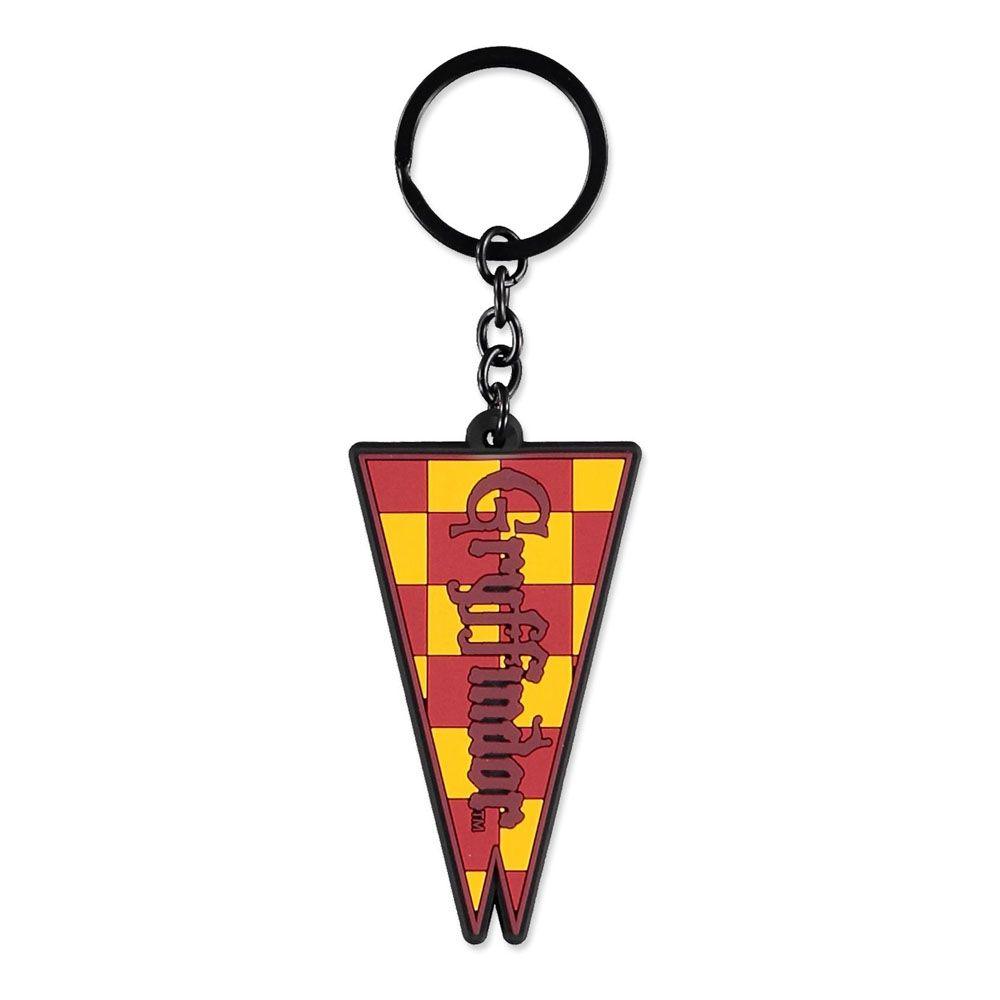 HARRY POTTER Wizards Unite Gryffindor House Rubber Keychain Red/Yellow