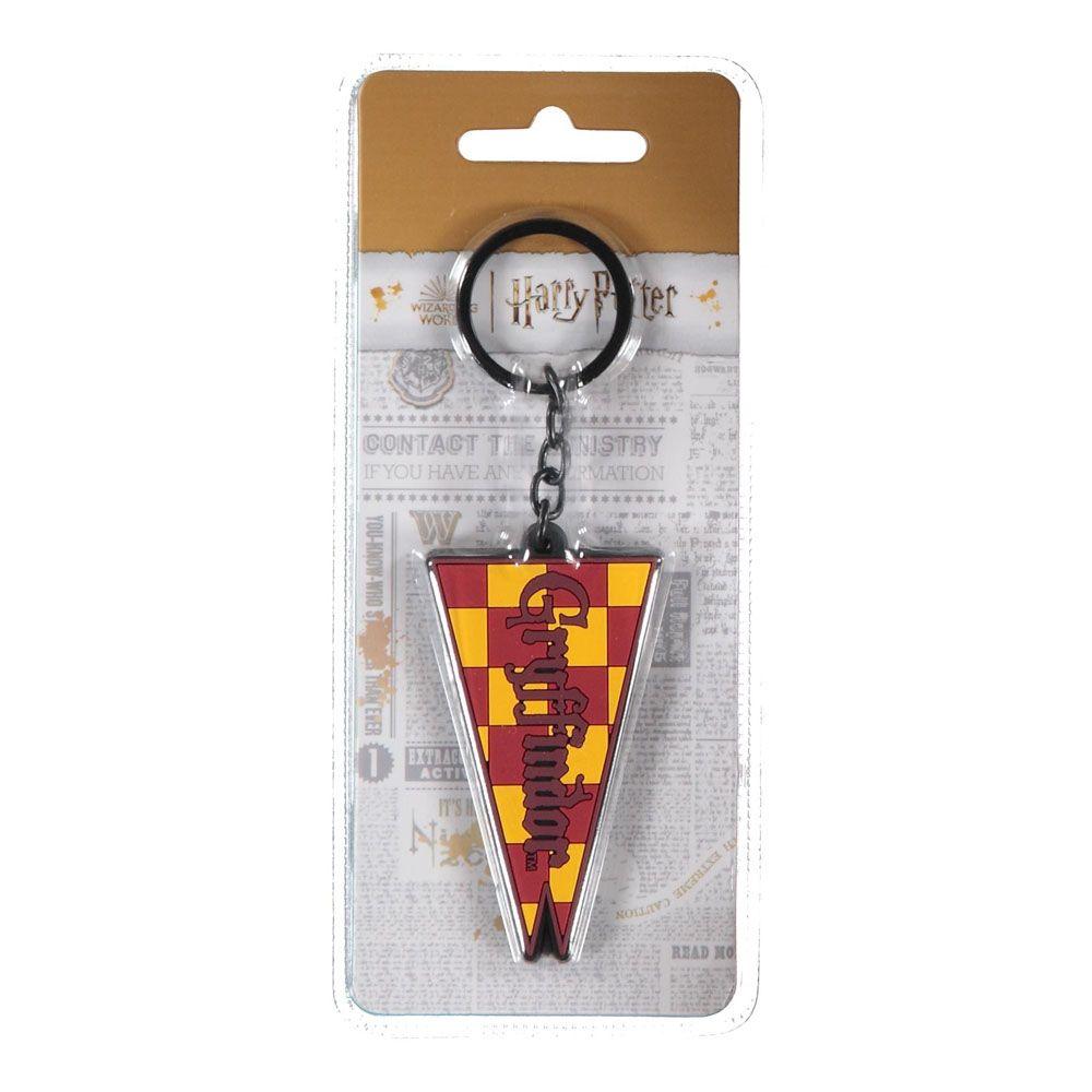 HARRY POTTER Wizards Unite Gryffindor House Rubber Keychain Red/Yellow