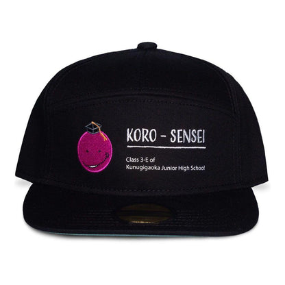 ASSASSINATION CLASSROOM Koro Sensei Class 3-E Snapback Baseball Cap Black/Green