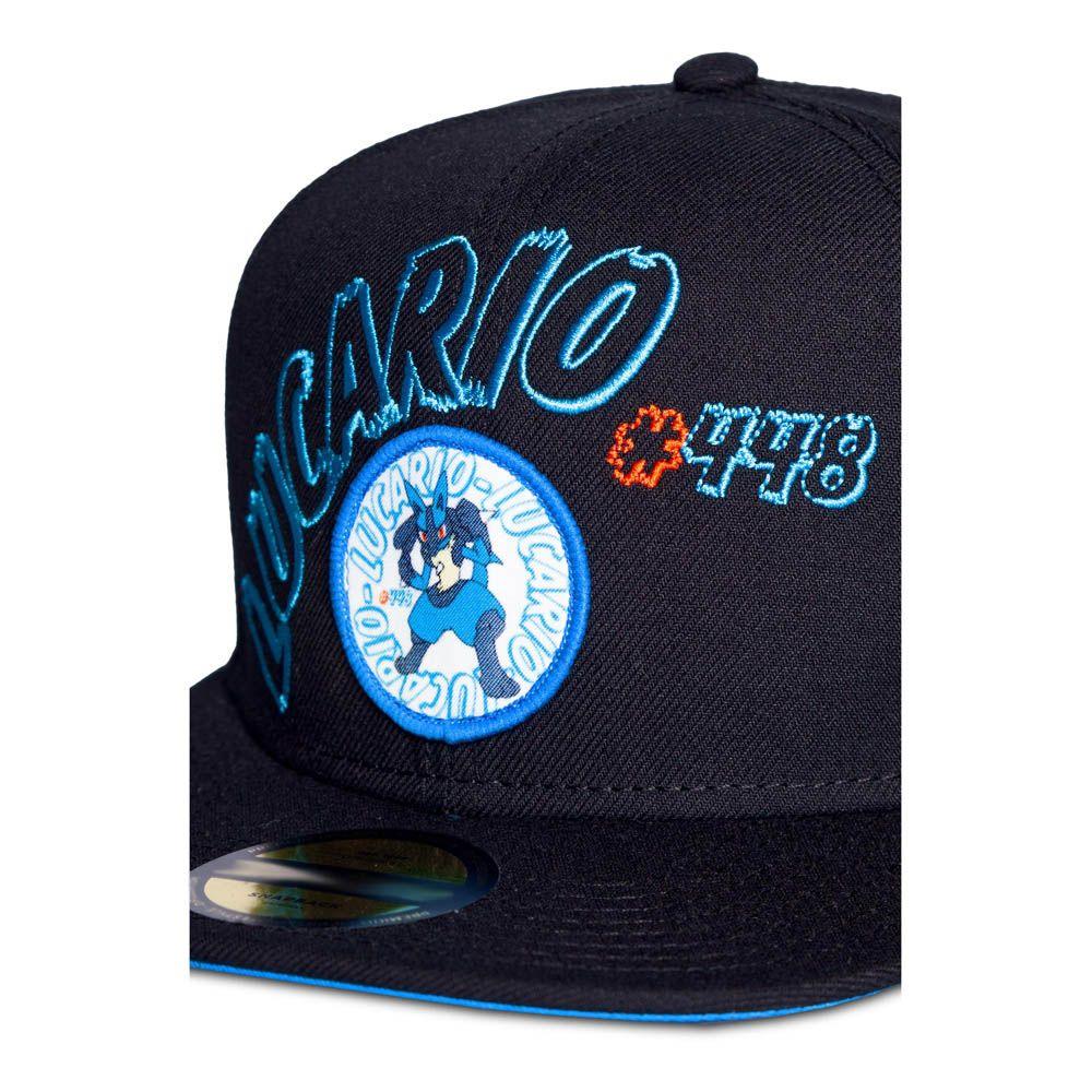 POKEMON Lucario #448 Patch Print Adjustable Cap Black/Blue