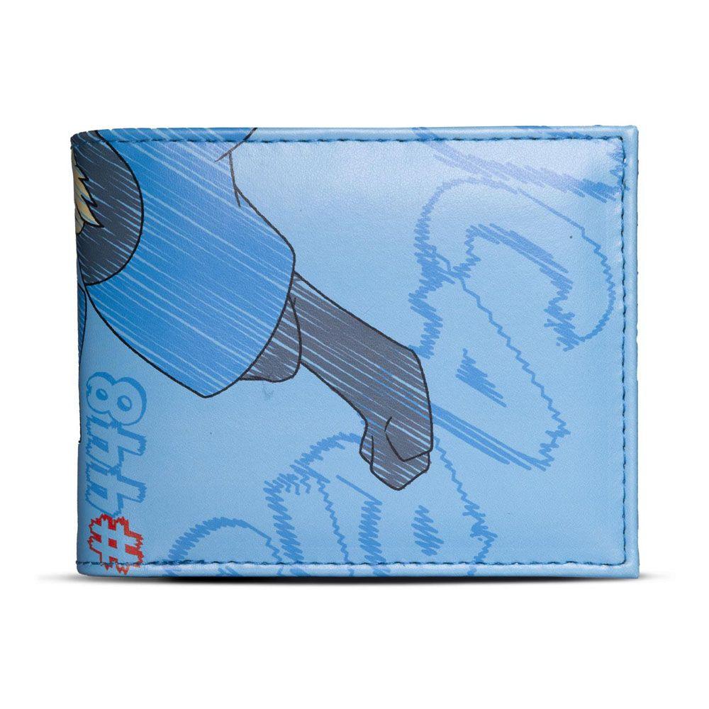 POKEMON Lucario #448 All-over Print Bi-fold Wallet Male Blue