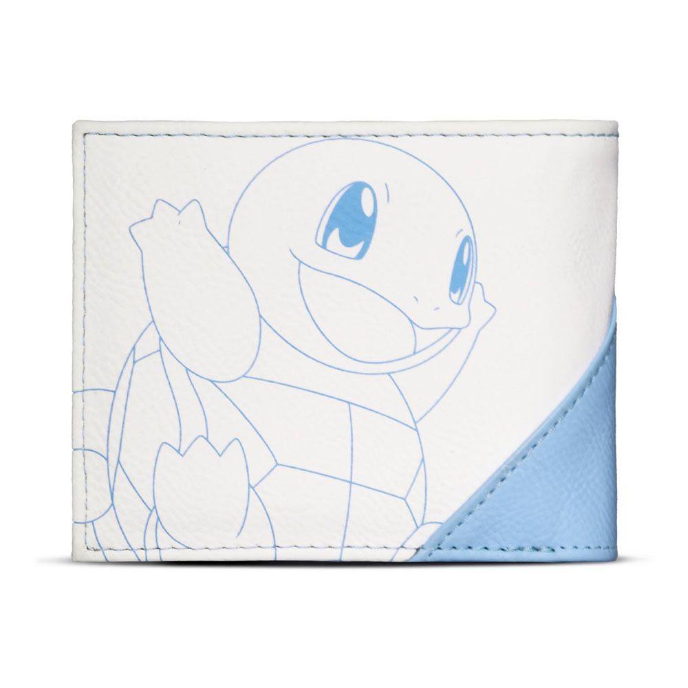 POKEMON Squirtle Bi-fold Wallet Male Blue/White