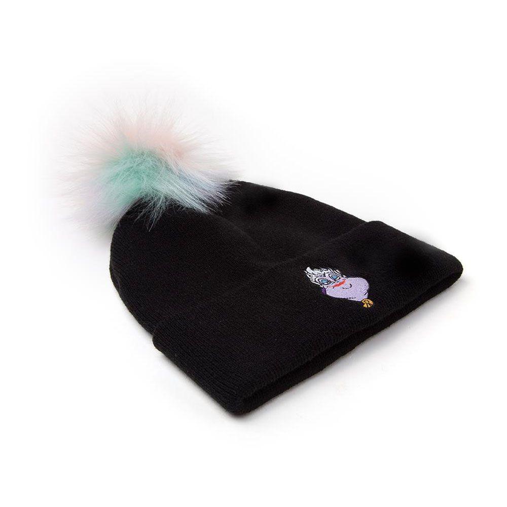 DISNEY The Little Mermaid Ursula Pom-pom Knitted Beanie Black