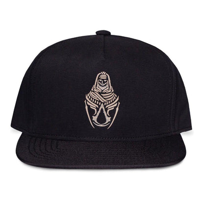 ASSASSIN’S CREED Mirage Basim’s Crest Logo Snapback Cap Black/Blue