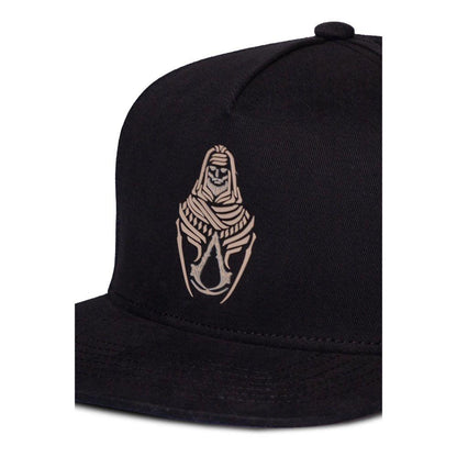 ASSASSIN’S CREED Mirage Basim’s Crest Logo Snapback Cap Black/Blue