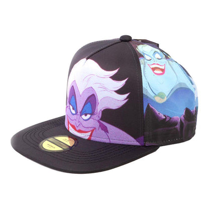 DISNEY The Little Mermaid Ursula Sublimation AOP Print Snapback Cap Multi-colour