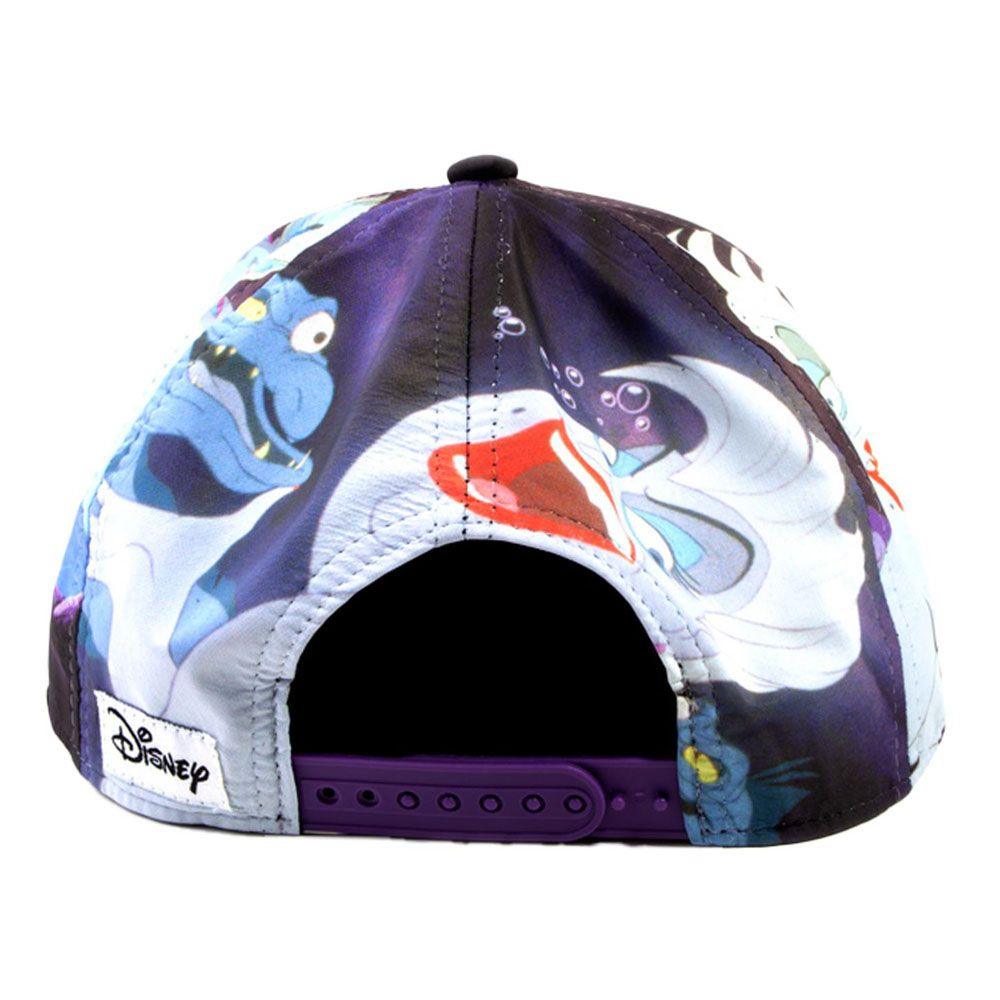 DISNEY The Little Mermaid Ursula Sublimation AOP Print Snapback Cap Multi-colour