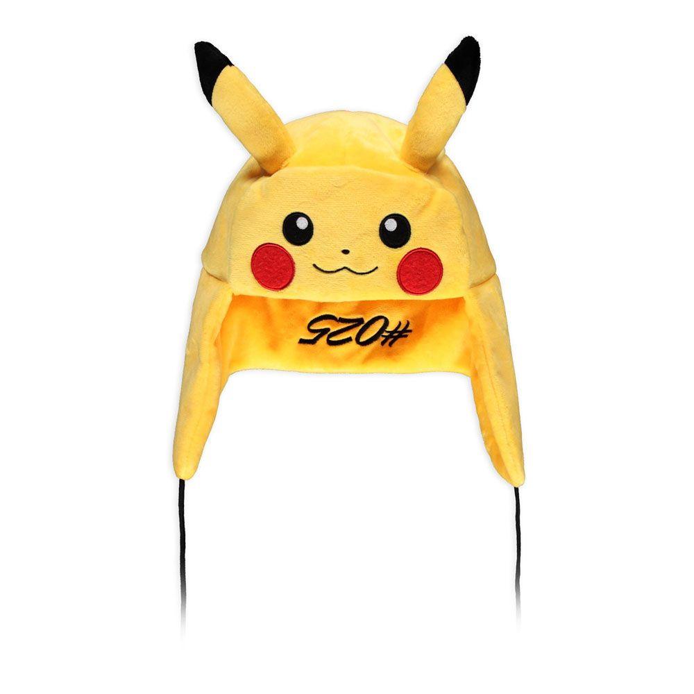 POKEMON Pikachu #025 Novelty Trapper Hat Yellow