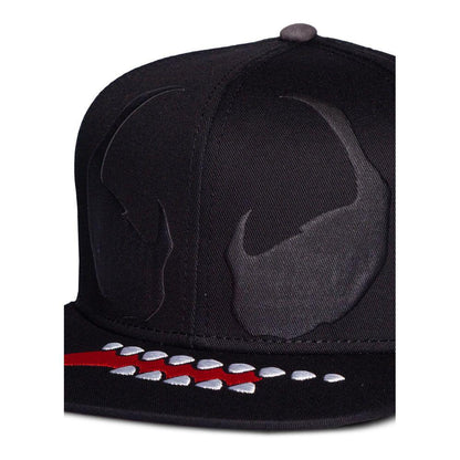 MARVEL COMICS Venom Expression Snapback Baseball Cap Black/Grey