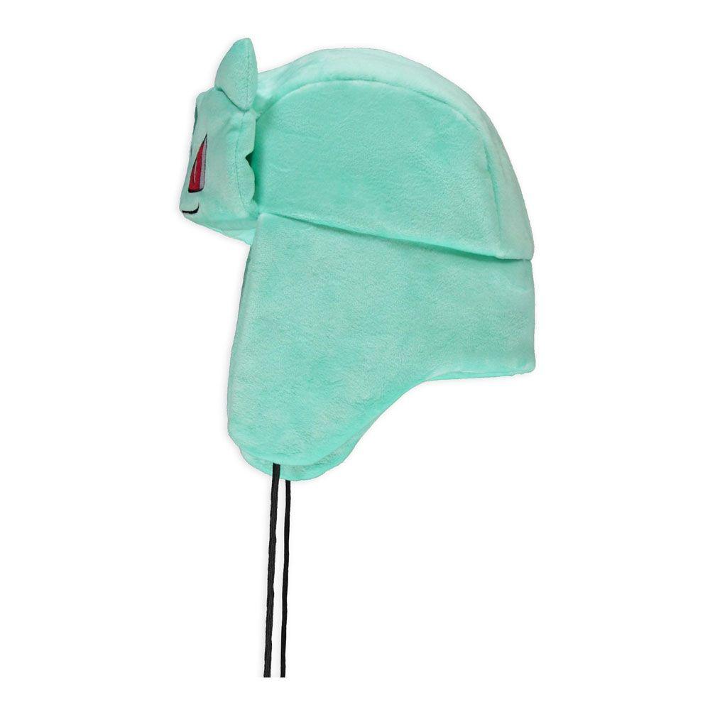 POKEMON Bulbasaur 100# Novelty Trapper Hat Green