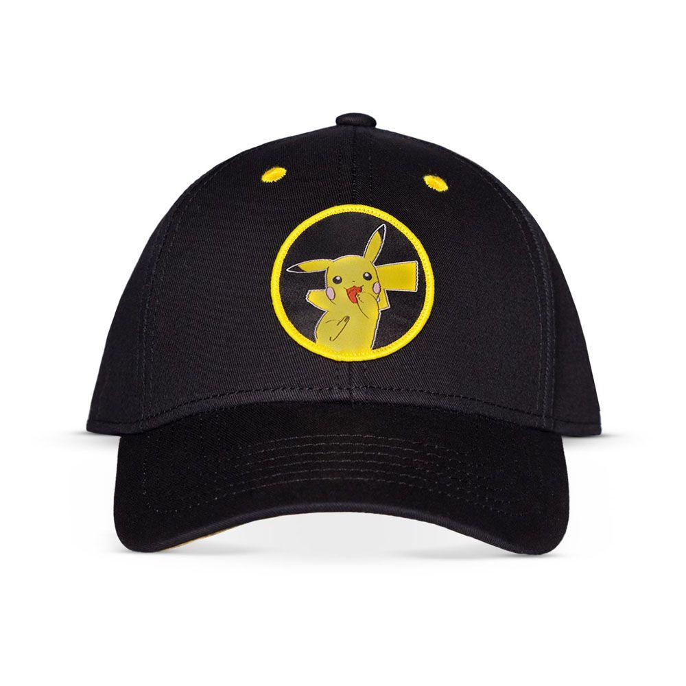 POKEMON Pikachu Patch #25 Adjustable Cap Black/Yellow