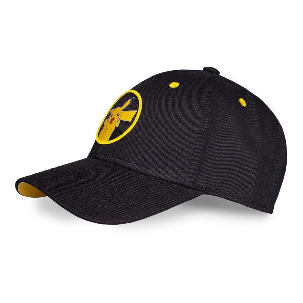 POKEMON Pikachu Patch #25 Adjustable Cap Black/Yellow