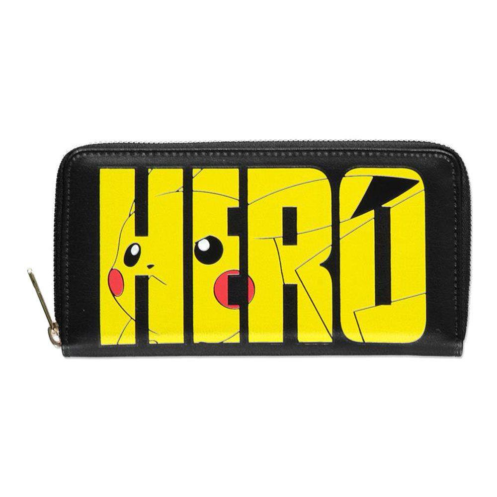 POKEMON Olympics Pikachu Hero Zip Around Wallet Female Black