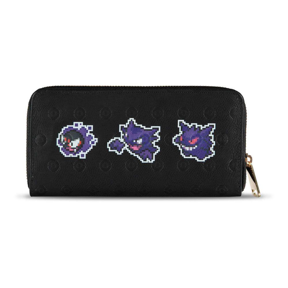 POKEMON Ghost Zip Around Wallet Female Black/Purple