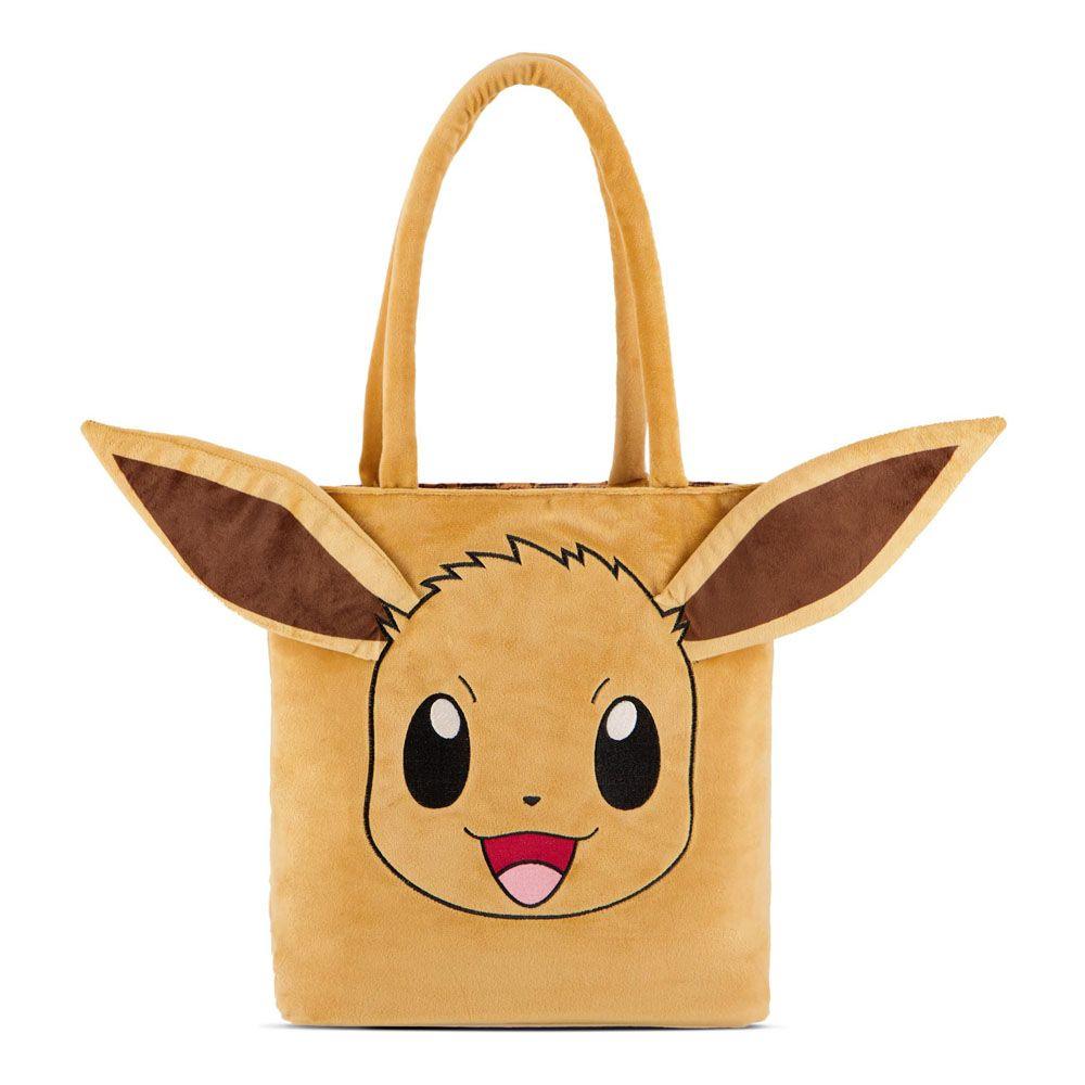 POKEMON Eevee Novelty Tote Bag Brown