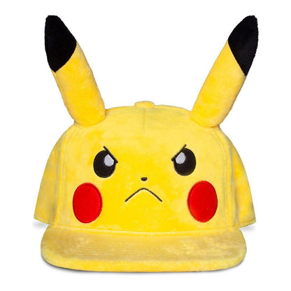 POKEMON Angry Pikachu Novelty Cap Yellow