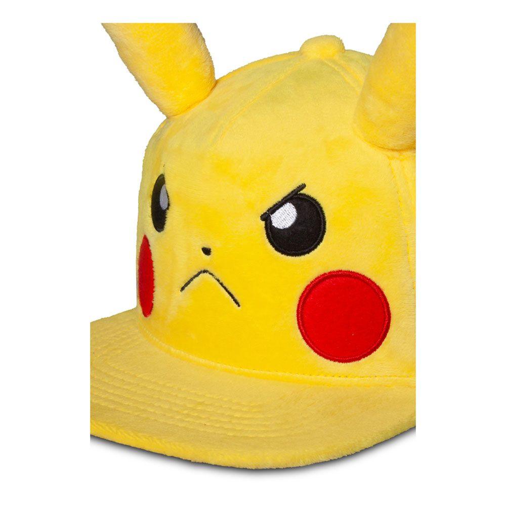 POKEMON Angry Pikachu Novelty Cap Yellow