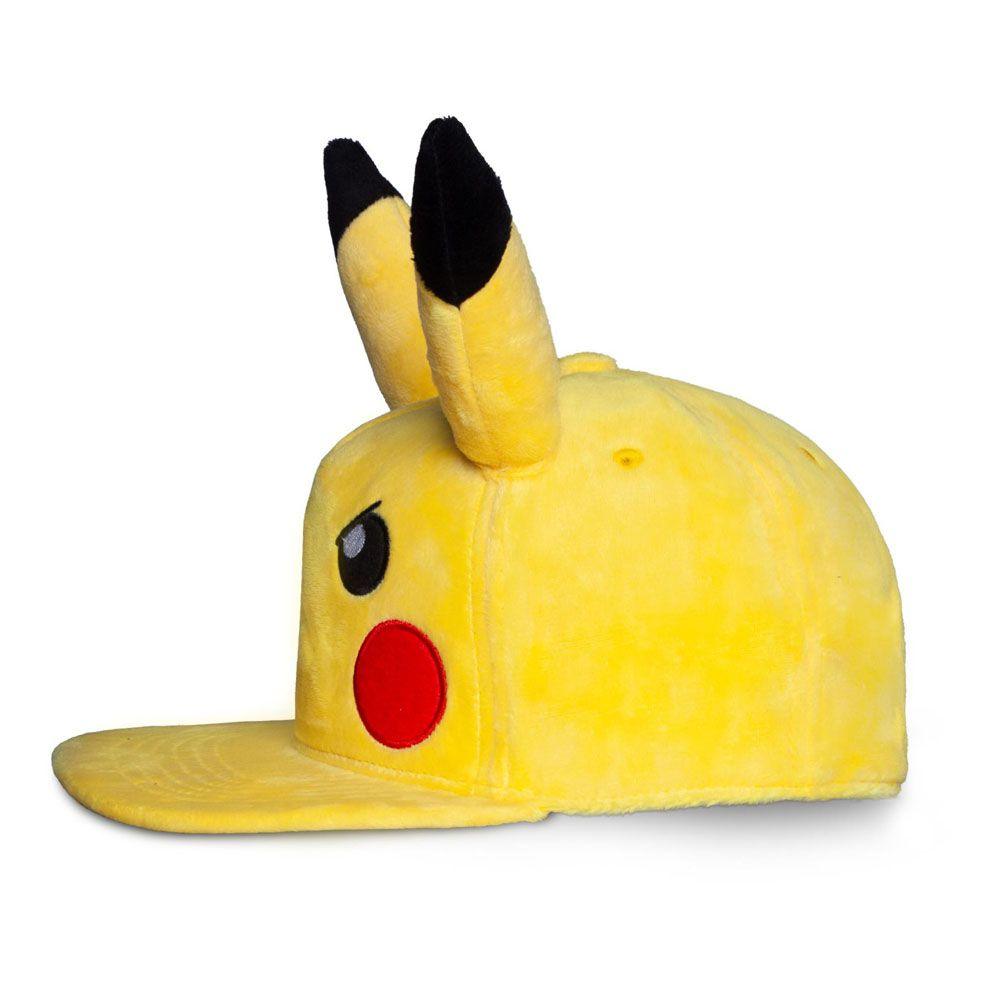 POKEMON Angry Pikachu Novelty Cap Yellow