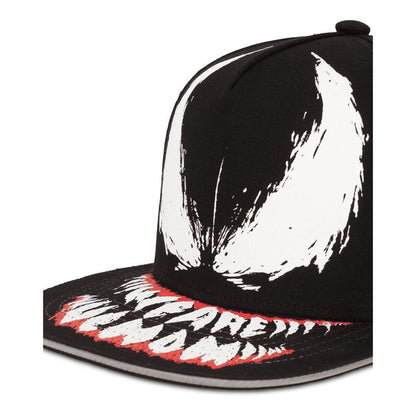 MARVEL COMICS Venom Mask Glow-in-the-Dark Novelty Cap Black