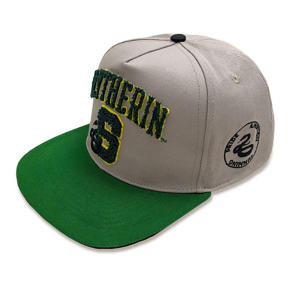 WIZARDING WORLD Harry Potter College Slytherin Snapback Baseball Cap Grey/Green