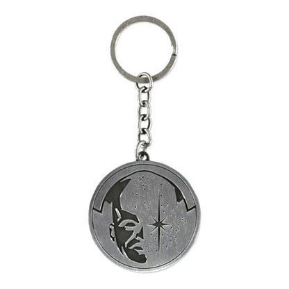 MARVEL COMICS What If...? Logo Metal Keychain Silver