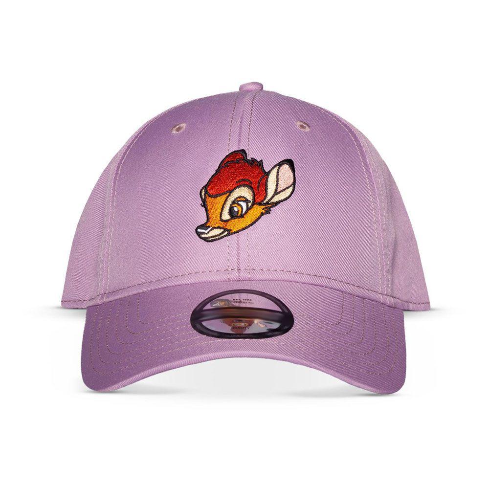 DISNEY Bambi Embroidered Face Adjustable Cap Pink